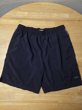 Speedo Black Men's Athletic Shorts Size L